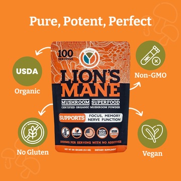 Lion's Mane Organic Powder