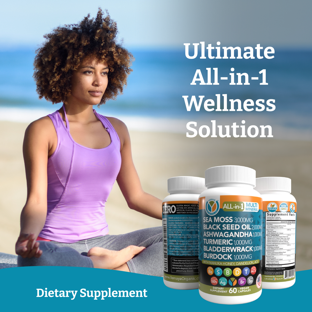 Multi-Mineral Sea Moss Black Seed Capsules