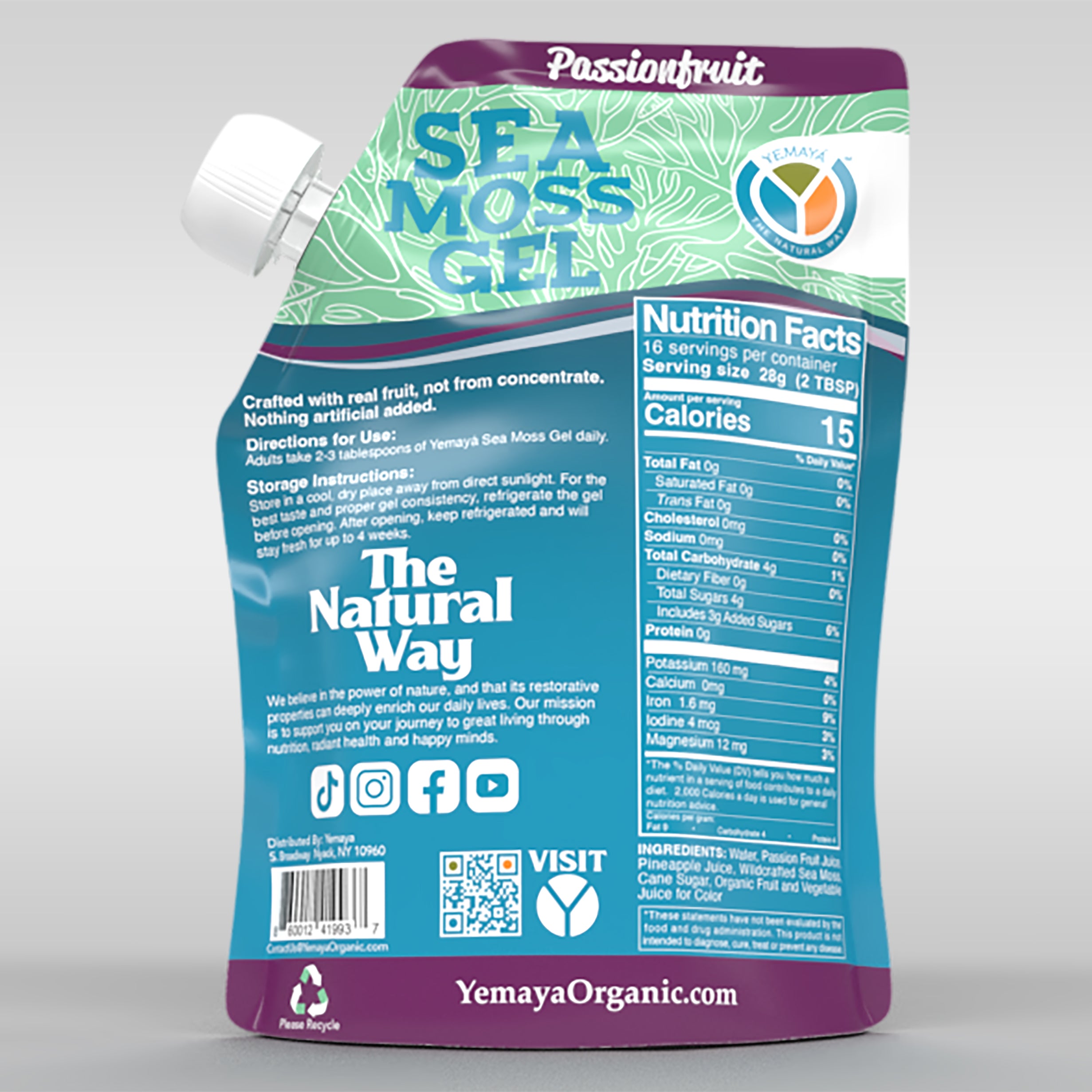 Passionfruit Pouch – Yemaya Organic