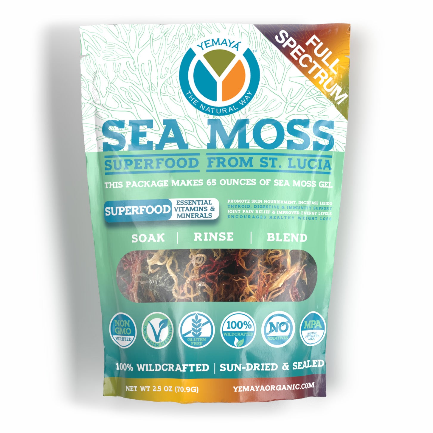 Wildcrafted FULL SPECTRUM Sea Moss
