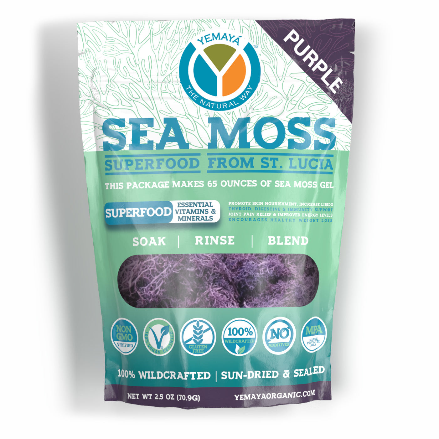 Wildcrafted PURPLE Sea Moss
