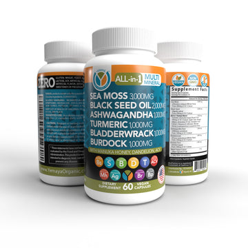 Multi-Mineral Sea Moss Black Seed Capsules